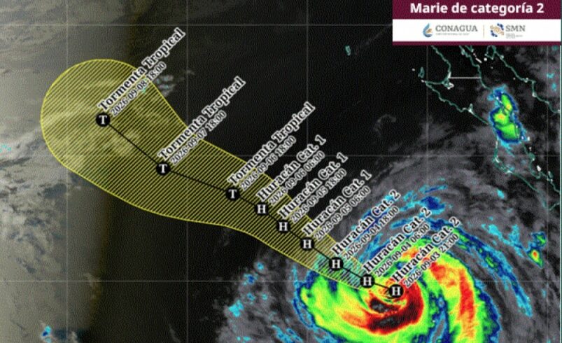 Marina ordena cierre de puertos por huracán Marie; qué tan cerca está de México