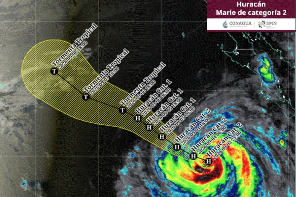 Marina ordena cierre de puertos por huracán Marie; qué tan cerca está de México