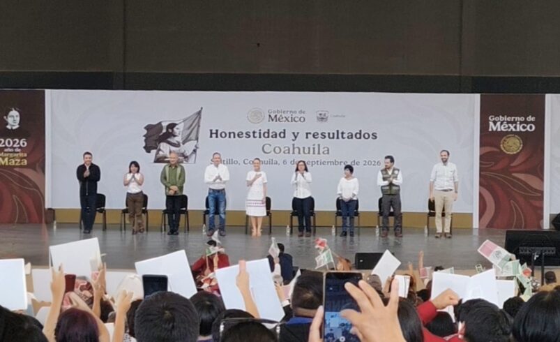 Sheinbaum anuncia tren, carretera 57 y 78 mil viviendas para Coahuila
