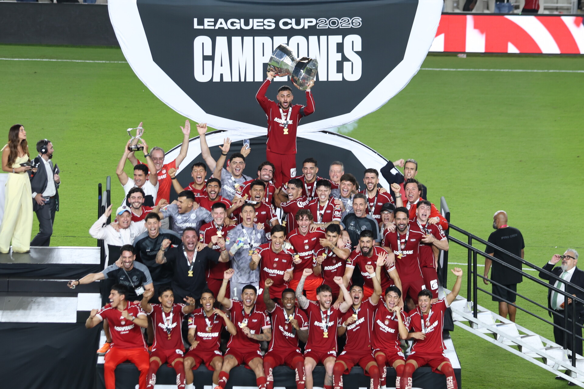 Toluca conquista la Leagues Cup tras vencer a Rayados