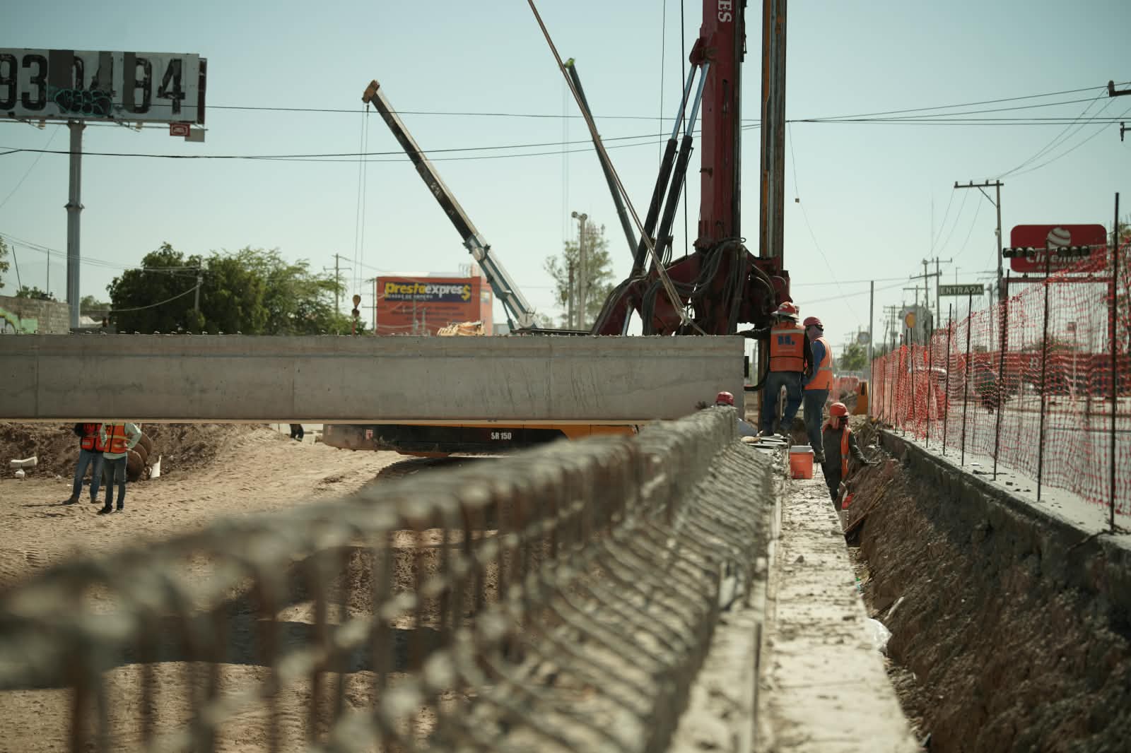 Colocan las primeras trabes en Sistema Vial Revolución-Vasconcelos de Torreón