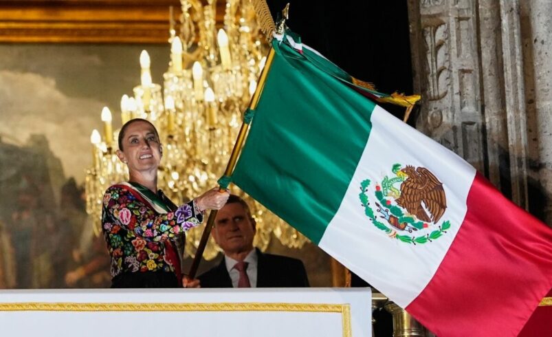Claudia Sheinbaum encabeza su segundo Grito de Independencia desde Palacio Nacional