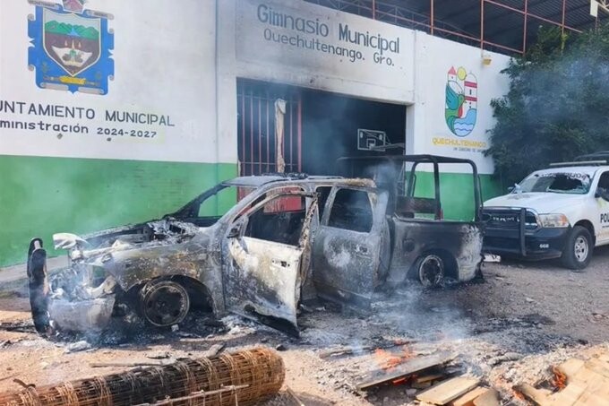 Suspenden transporte público tras enfrentamiento en Quechultenango, Guerrero