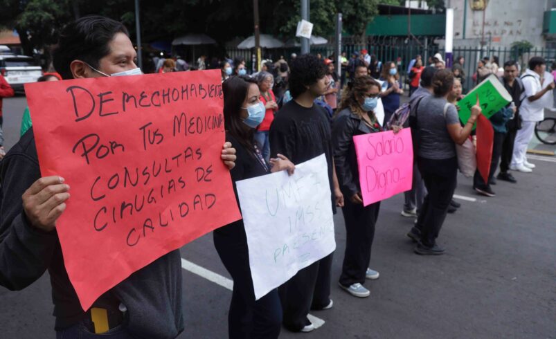 Personal del IMSS anuncia marcha nacional el 14 de octubre; CNTE, ISSSTE y Pemex se suman al apoyo