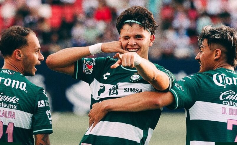 Santos sigue en plan grande; se impone sobre Atlético San Luis